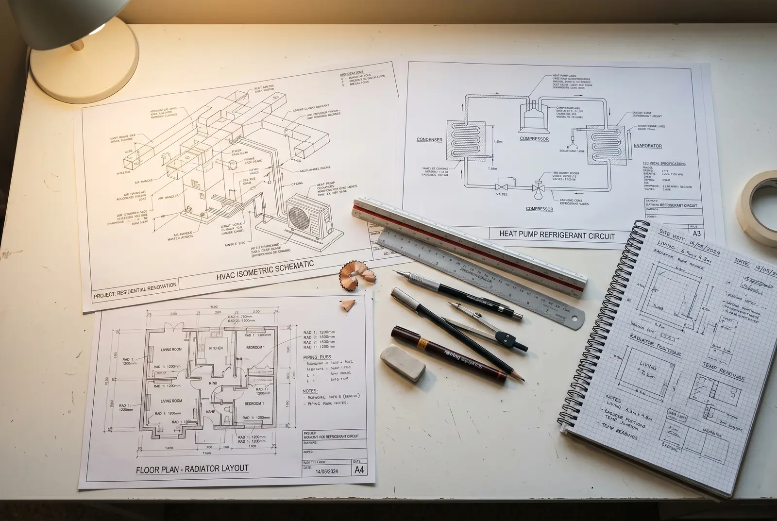 Bureau d'études Thermanex — dimensionnement et plans techniques
